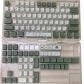 104+20 Matcha PBT Dye-subbed XDA Keycap Set for Mechanical Keyboard English / Thai / Japanese / Russian / Arabic / French / German / Spanish